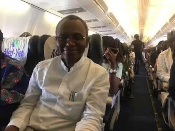 Kaduna State Gov, Nasir El Rufai, Spotted Flying Economy Class (Photo)